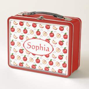 Red Delicious Apples Metal Lunch Box