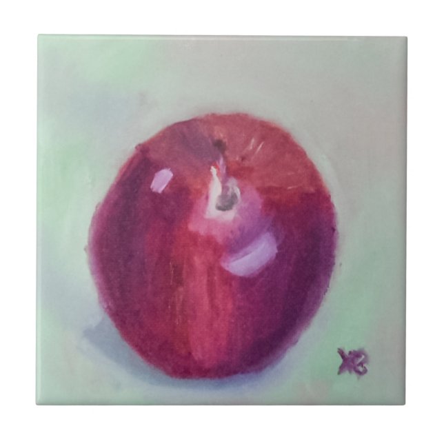 Red Delicious Ceramic Tile (Front)