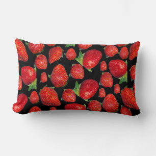 Red Delicious Strawberries, Lumbar Cushion