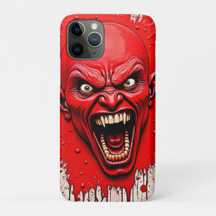 Red Demon Fury Art iPhone 11 Pro Case