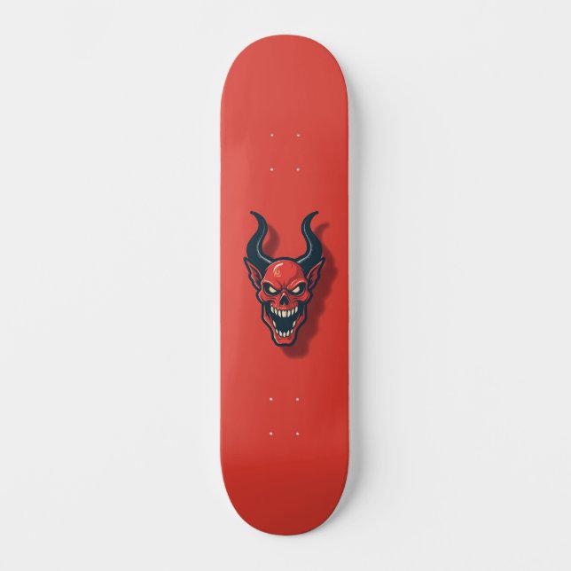 Red demoniac skateboard (Front)