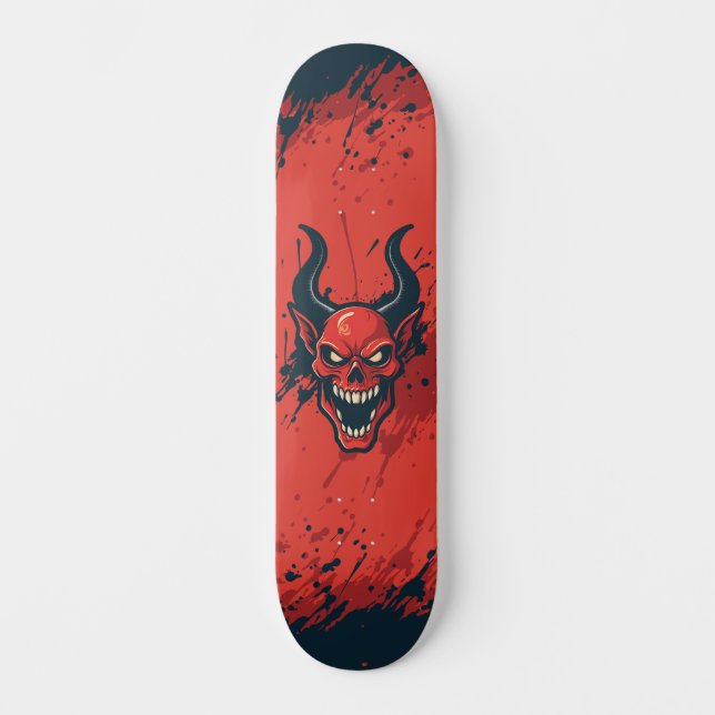 Red Demonic Skateboard (Front)