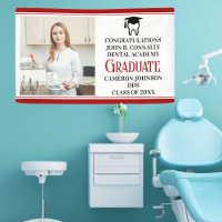 Red Dental School Graduation Party Photo