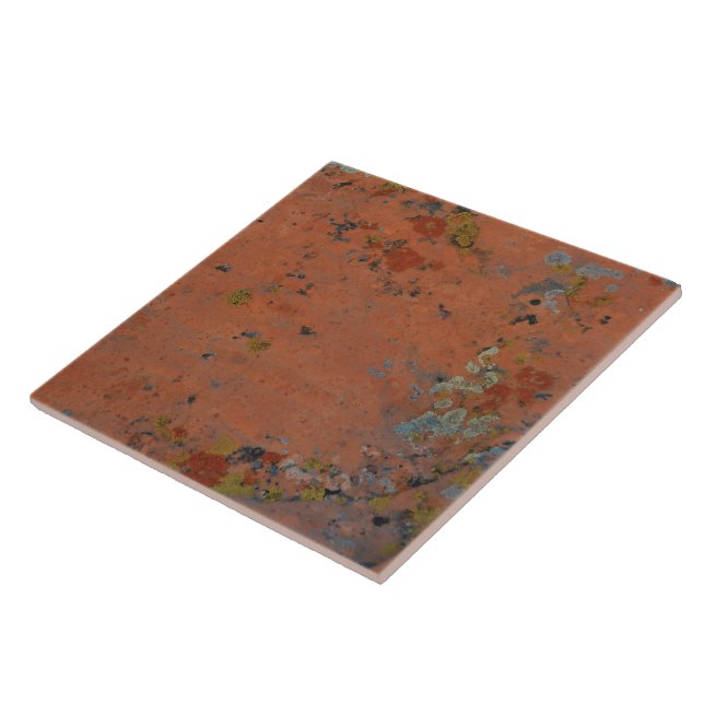 red desert stone lovers  ceramic tile (Side)