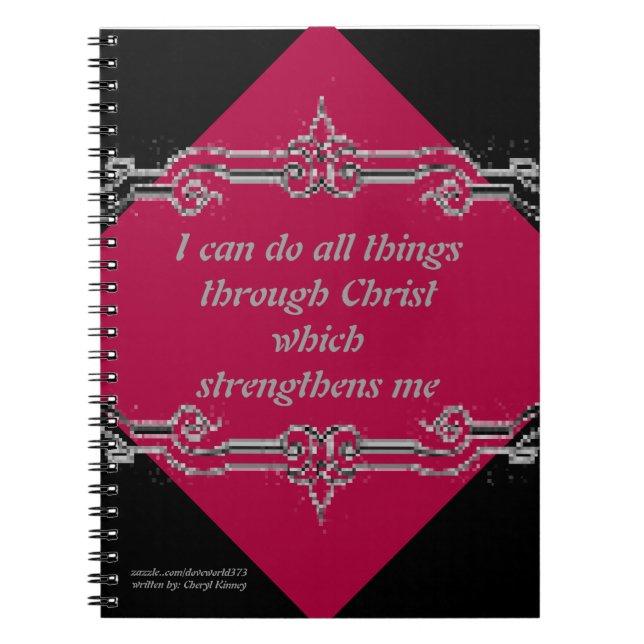 Red Design Notebook (Front)