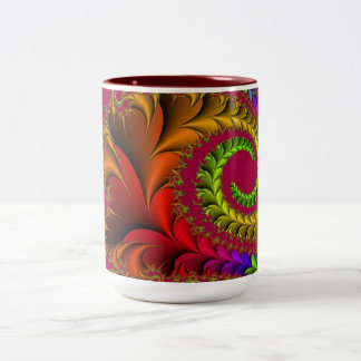 Red Design Pattern Mug