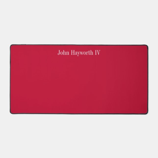 Red Desk Mats & Pads (Front)