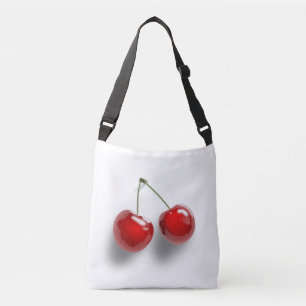 Red Dessert Glazed Cherries Crossbody Bag