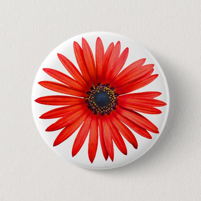 Red Devil 6 Cm Round Badge (Front)