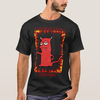 Red Devil Chemo Survivor Sticker.png T-Shirt