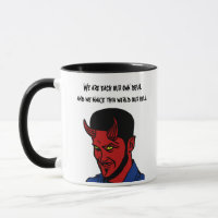 Red Devil Demon Man Lucifer Hell quotes Art