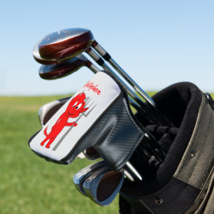 Red Devil Design Golf Head Cover