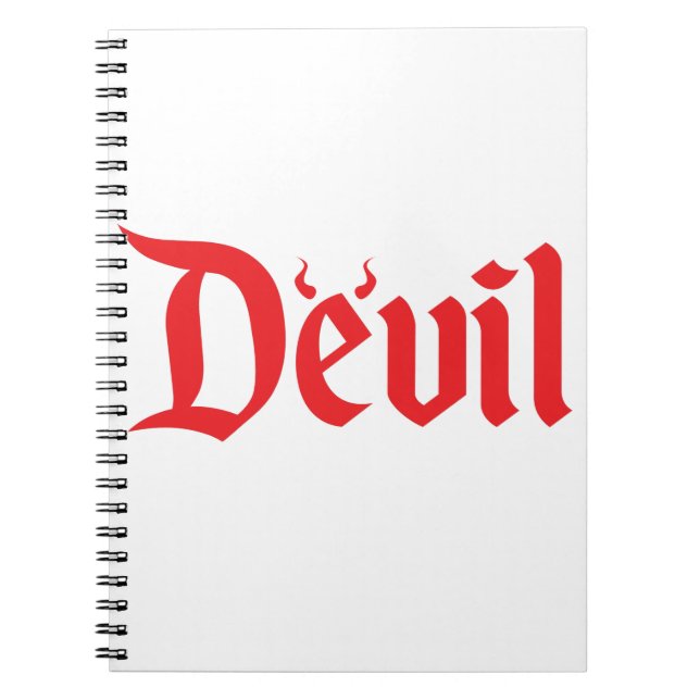 Red devil notebook (Front)