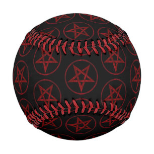 Red Devil Pentagram Baseball