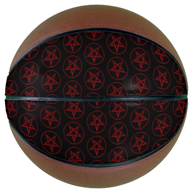 Red Devil Pentagram Basketball (Front)