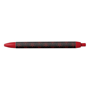 Red Devil Pentagram Black Ink Pen
