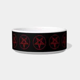 Red Devil Pentagram Bowl