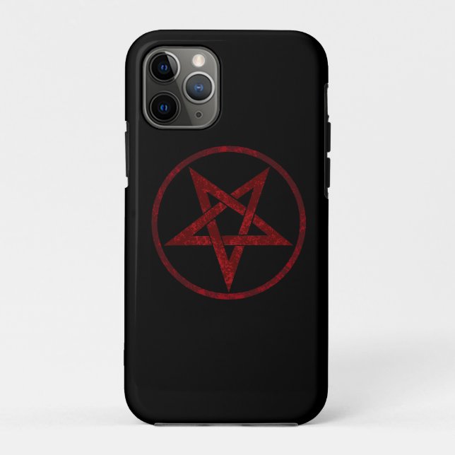 Red Devil Pentagram Case-Mate iPhone Case (Back)