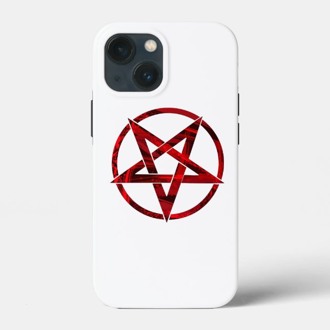 Red Devil Pentagram Case-Mate iPhone Case (Back)