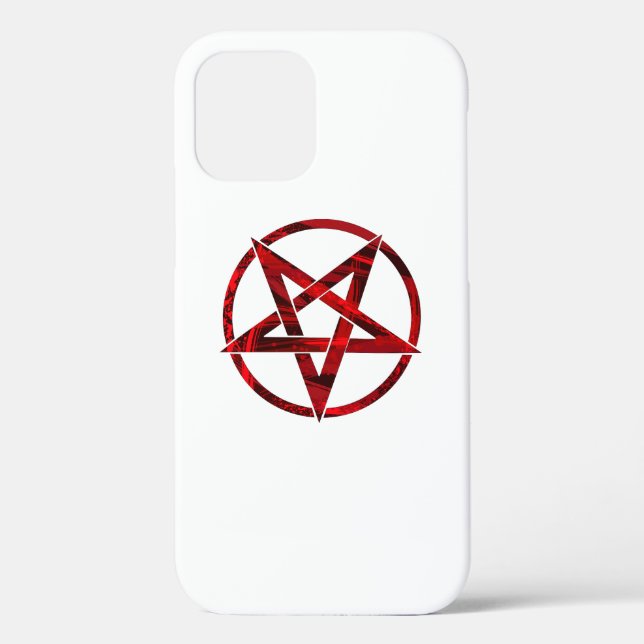 Red Devil Pentagram Case-Mate iPhone Case (Back)