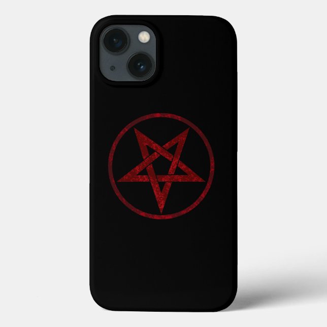 Red Devil Pentagram Case-Mate iPhone Case (Back)