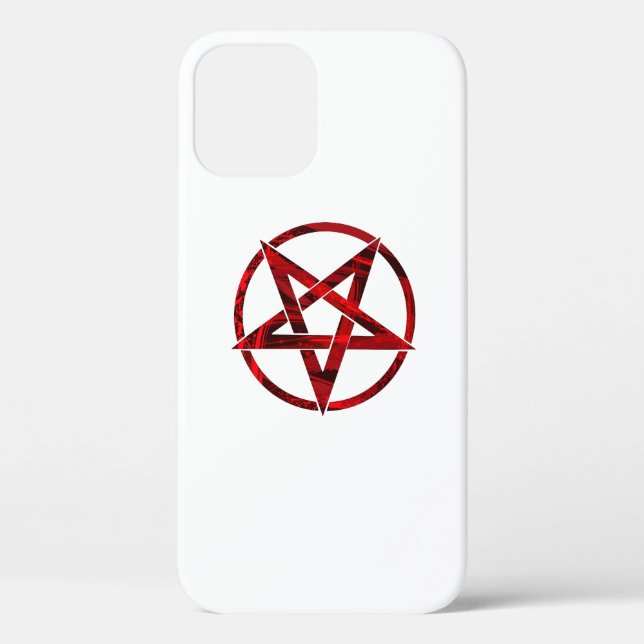Red Devil Pentagram Case-Mate iPhone Case (Back)