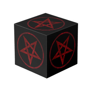 Red Devil Pentagram Cube