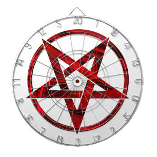 Red Devil Pentagram Dartboard