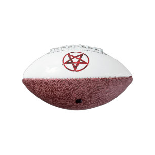 Red Devil Pentagram Football
