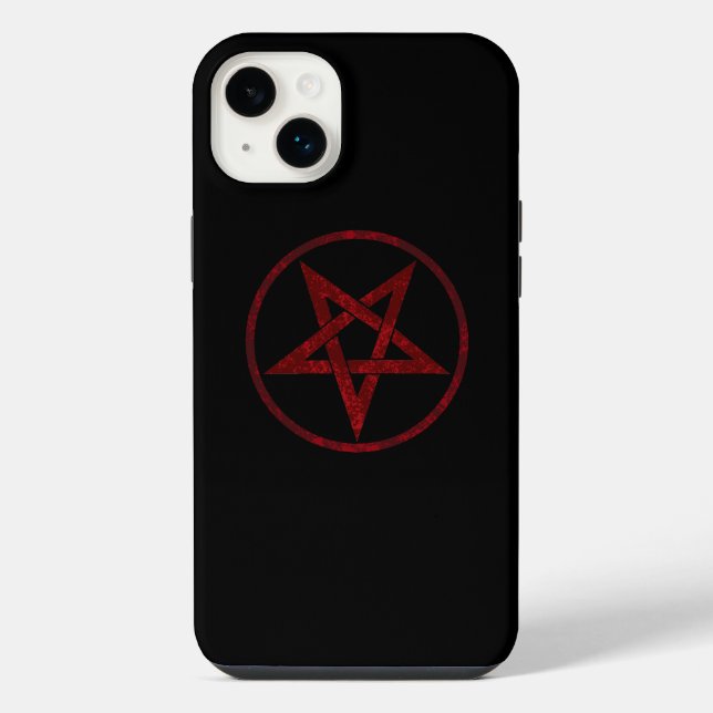 Red Devil Pentagram iPhone Case (Back)