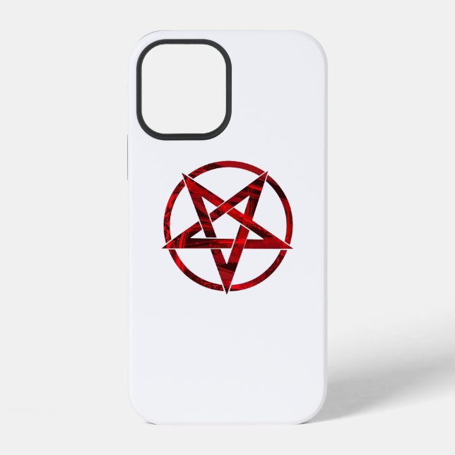 Red Devil Pentagram iPhone Case (Back)