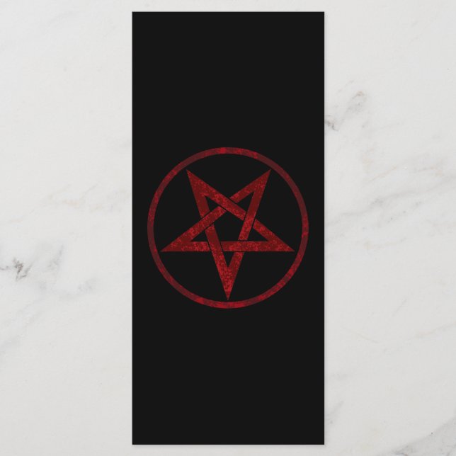 Red Devil Pentagram Menu (Front)