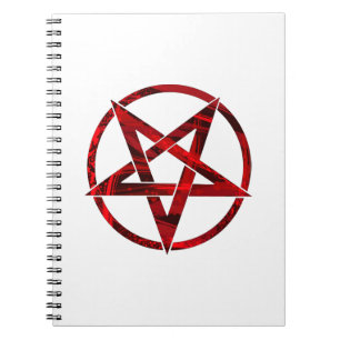 Red Devil Pentagram Notebook