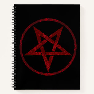 Red Devil Pentagram Notebook