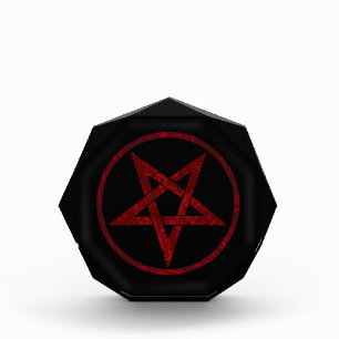 Red Devil Pentagram Photo Block