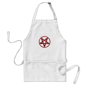 Red Devil Pentagram Standard Apron