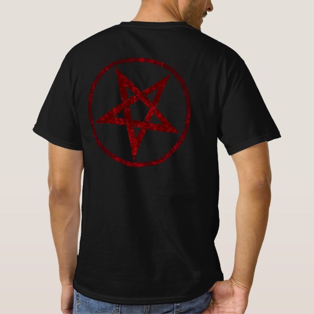 Red Devil Pentagram T-Shirt (Back)