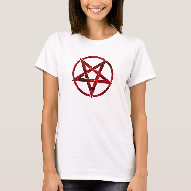 Red Devil Pentagram T-Shirt (Front)