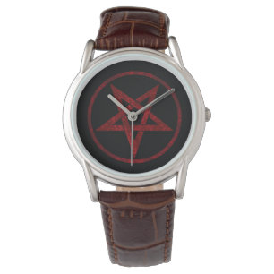 Red Devil Pentagram Watch