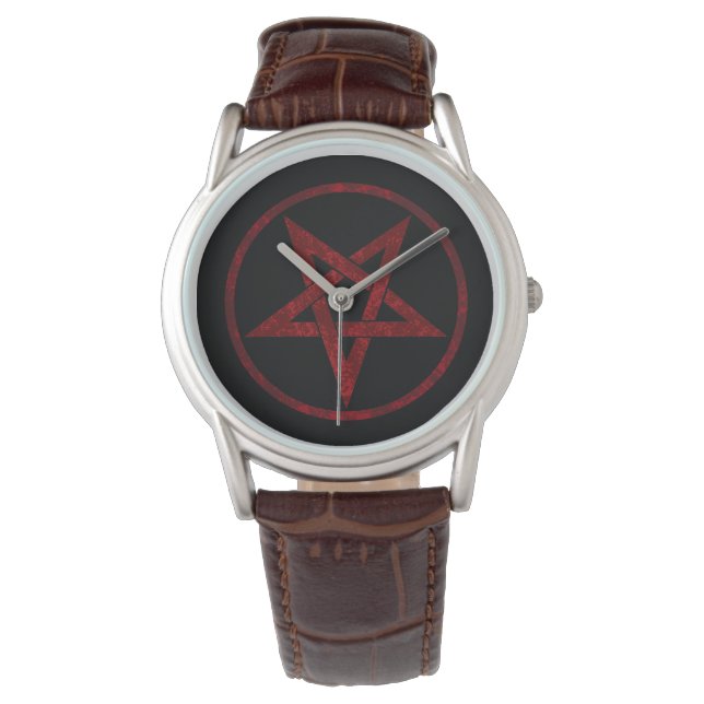 Red Devil Pentagram Watch (Front)