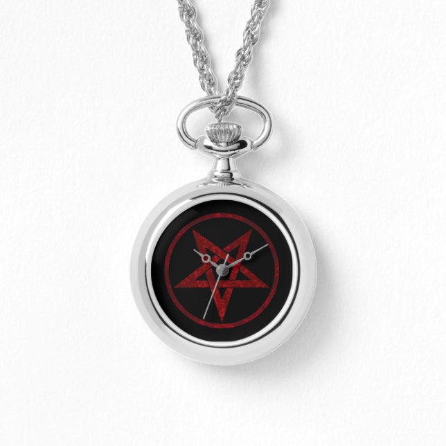 Red Devil Pentagram Watch (Front)