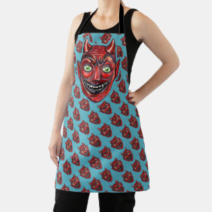 Red Devil Vintage Halloweenies Apron