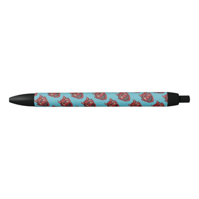 Red Devil Vintage Halloweenies  Black Ink Pen (Front)