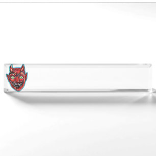 Red Devil Vintage Halloweenies Nameplate