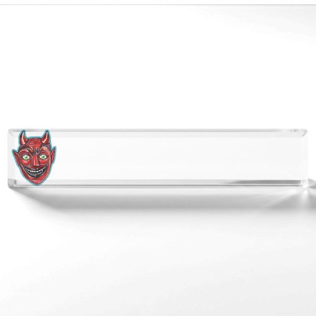 Red Devil Vintage Halloweenies  Nameplate (Front)