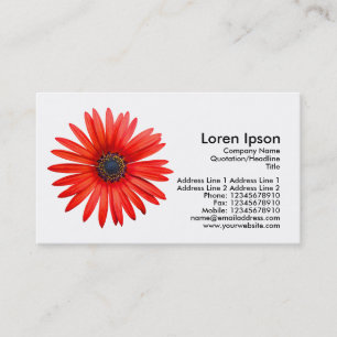 Red Devil - White Business Card