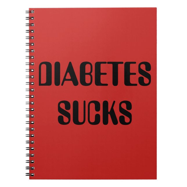 Red diabetes notebook (Front)