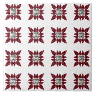 Red Diamond Art Ceramic Tile
