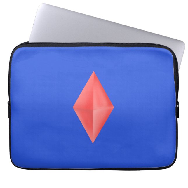 Red diamond laptop sleeve (Front)