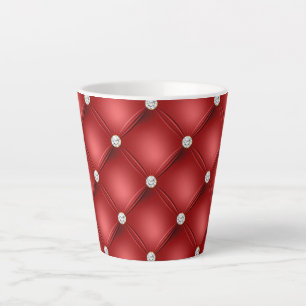 Red Diamond Latte Mug